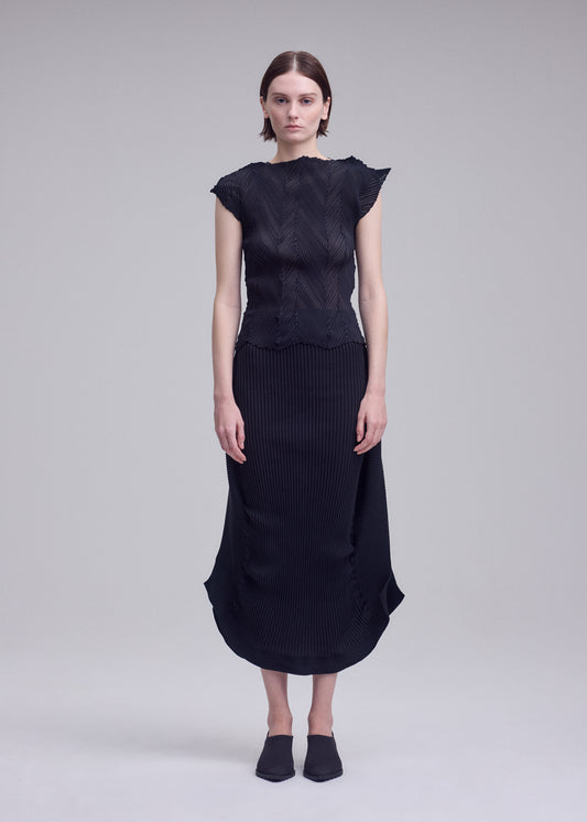 ZIGZAG PLEATS、ウィメンズ_トップス_トップ、着用画像1