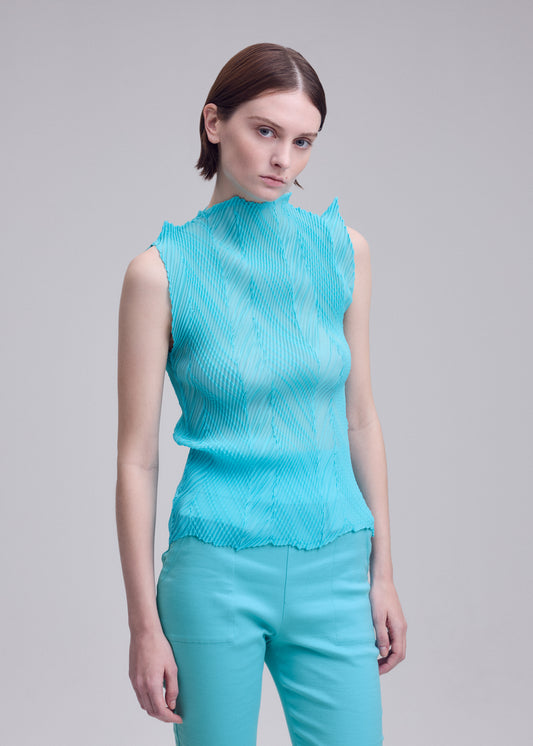 ZIGZAG PLEATS、ウィメンズ_トップス_トップ、着用画像1
