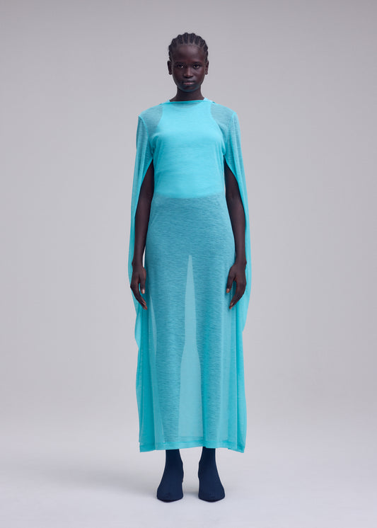 SHEER WOOL JERSEY、ウィメンズ_ワンピース、着用画像1