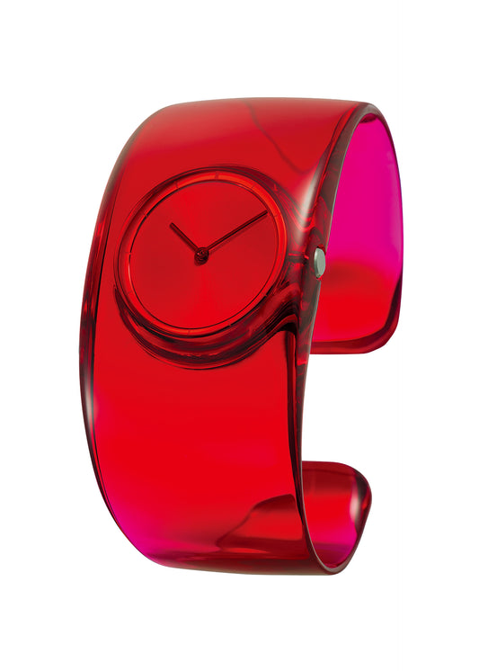 O Designed by Tokujin Yoshioka、アクセサリー&その他_時計、レッド