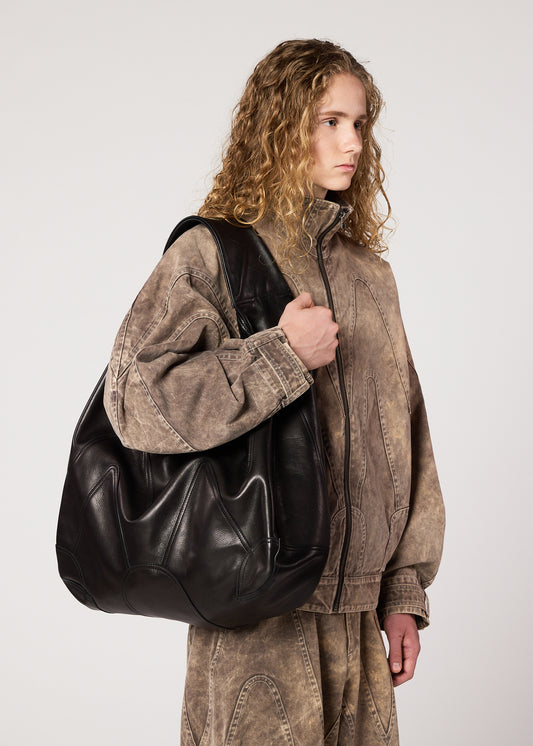 ELEMENTS LEATHER BAG、バッグ&財布_ショルダーバッグ、着用画像1
