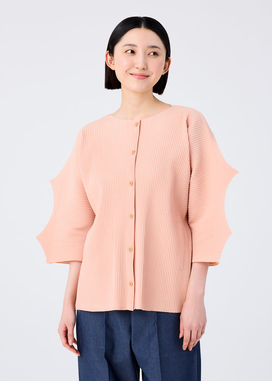 GIZA GIZA PLEATS、ウィメンズ_トップス_カーディガン、着用画像1