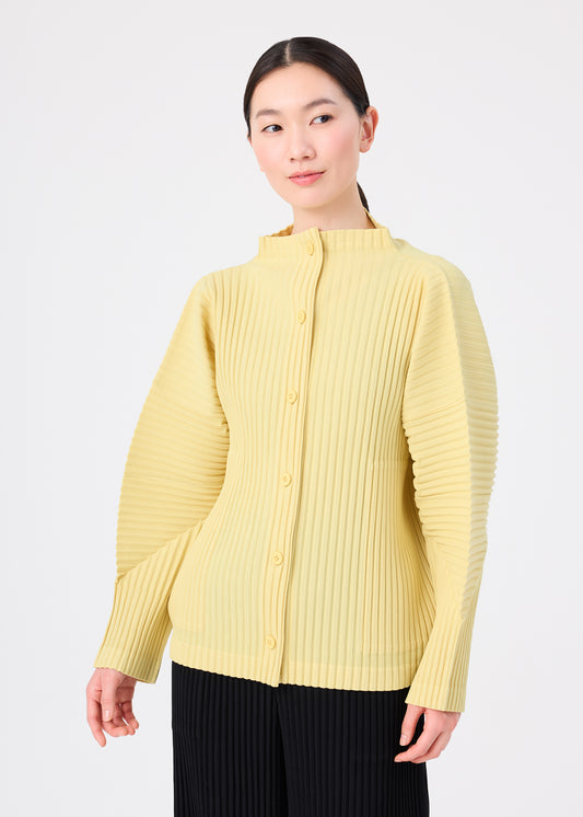 CORDUROY PLEATS、ウィメンズ_トップス_カーディガン、着用画像1