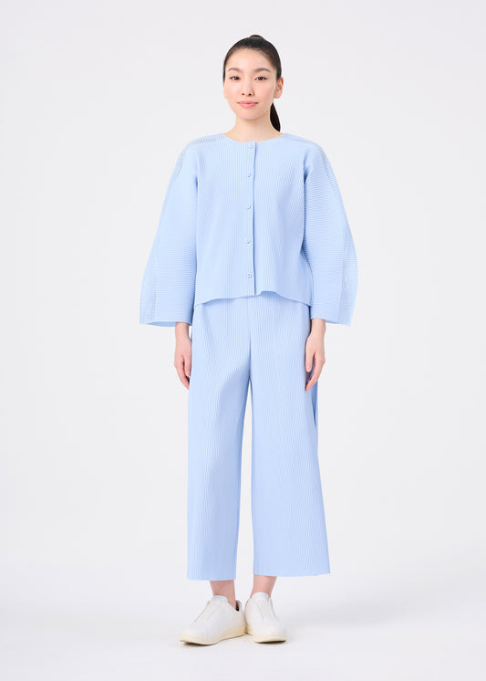 MESH PLEATS、ウィメンズ_パンツ、着用画像1