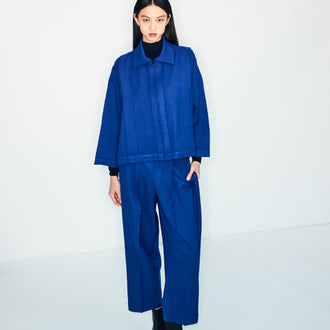 WOOL LIKE FLAT TUCK