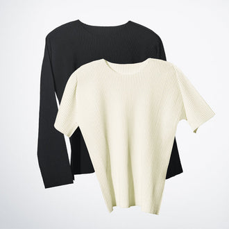 FINE KNIT PLEATS