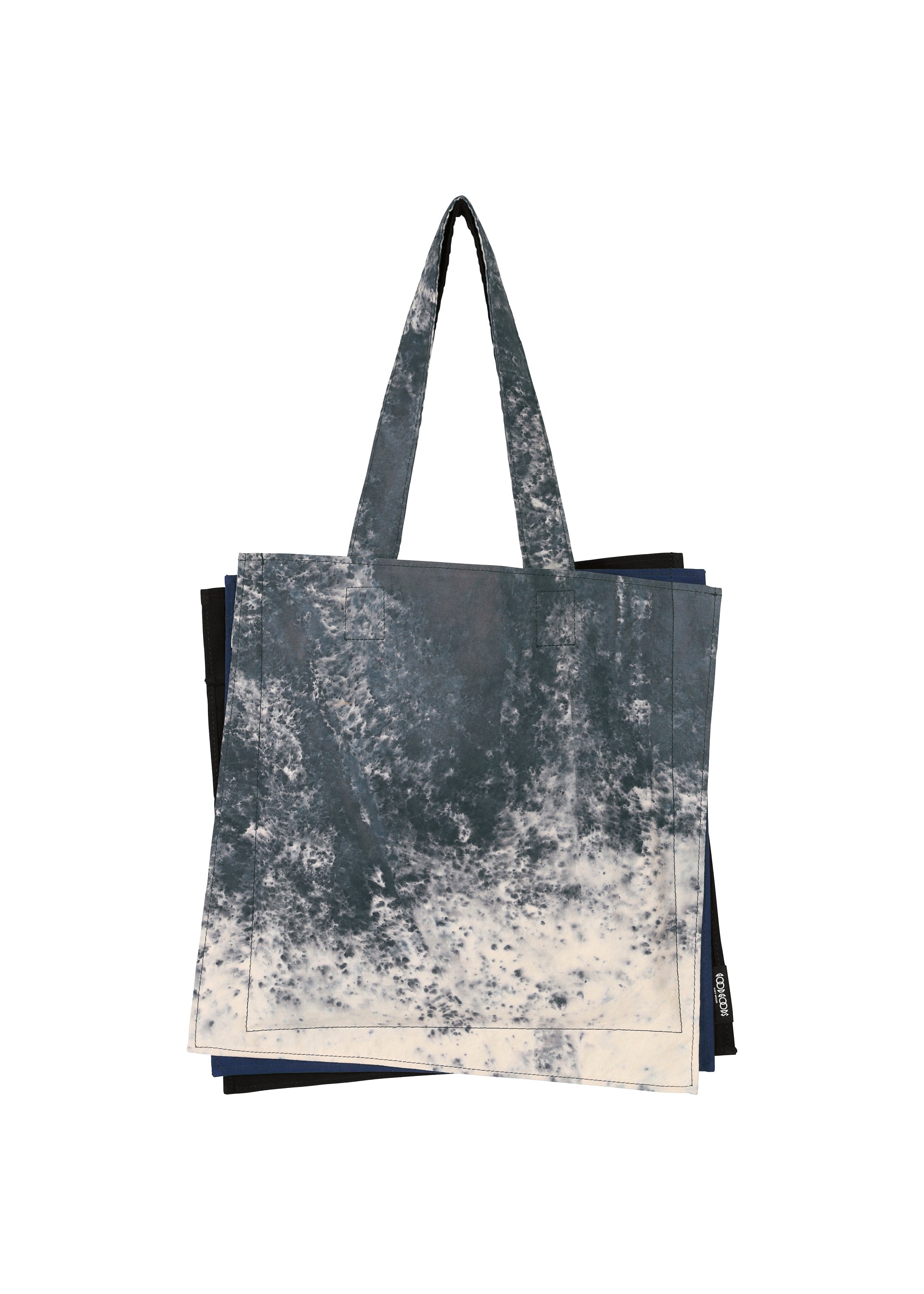 IROGAMI SALT DYE、バッグ&財布_トートバッグ、ブラック