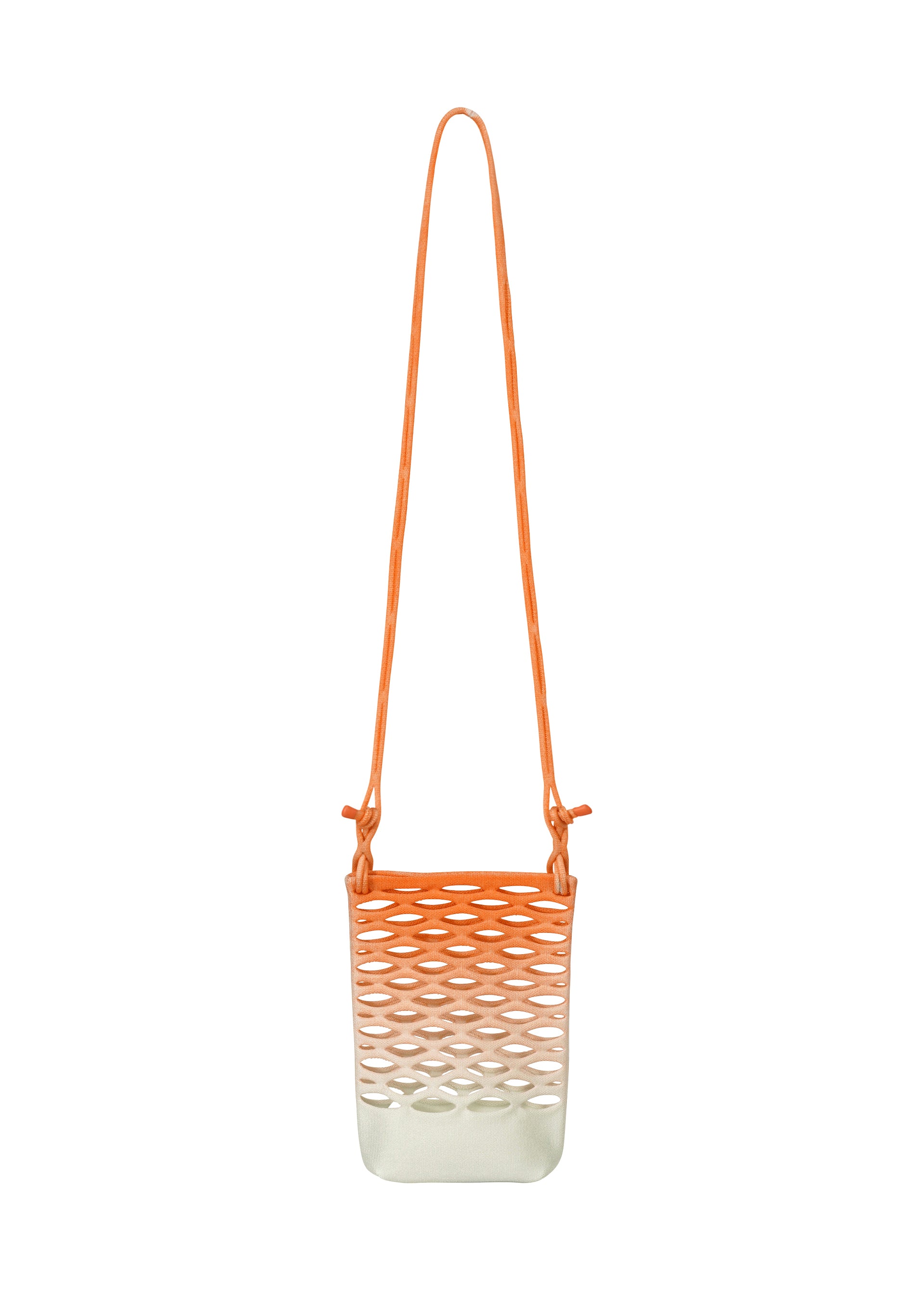 MOKKO NET GRADATION、バッグ&財布_ショルダーバッグ、オレンジ