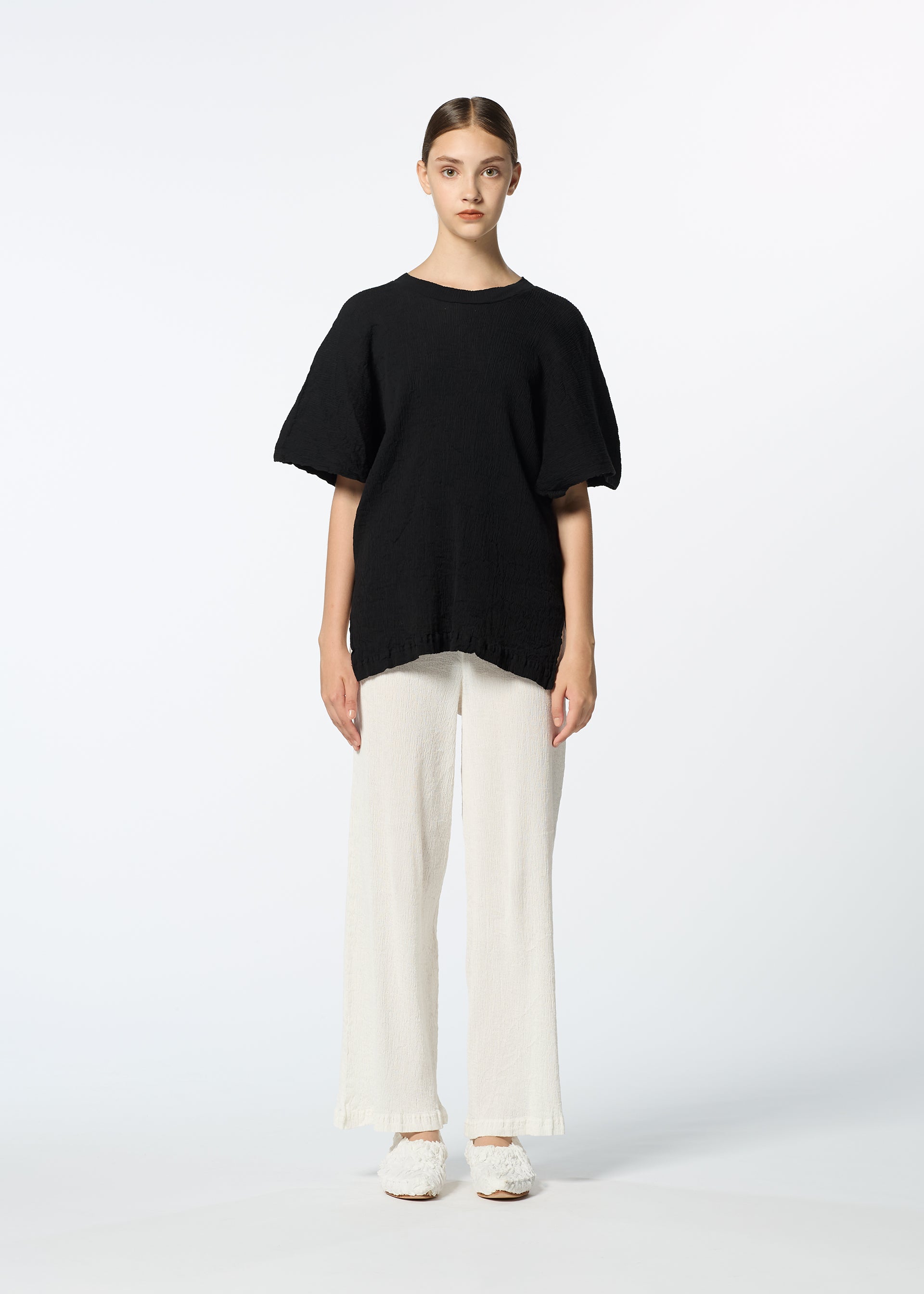 KYO CHIJIMI BASIC、ウィメンズ_トップス_トップ、着用画像1