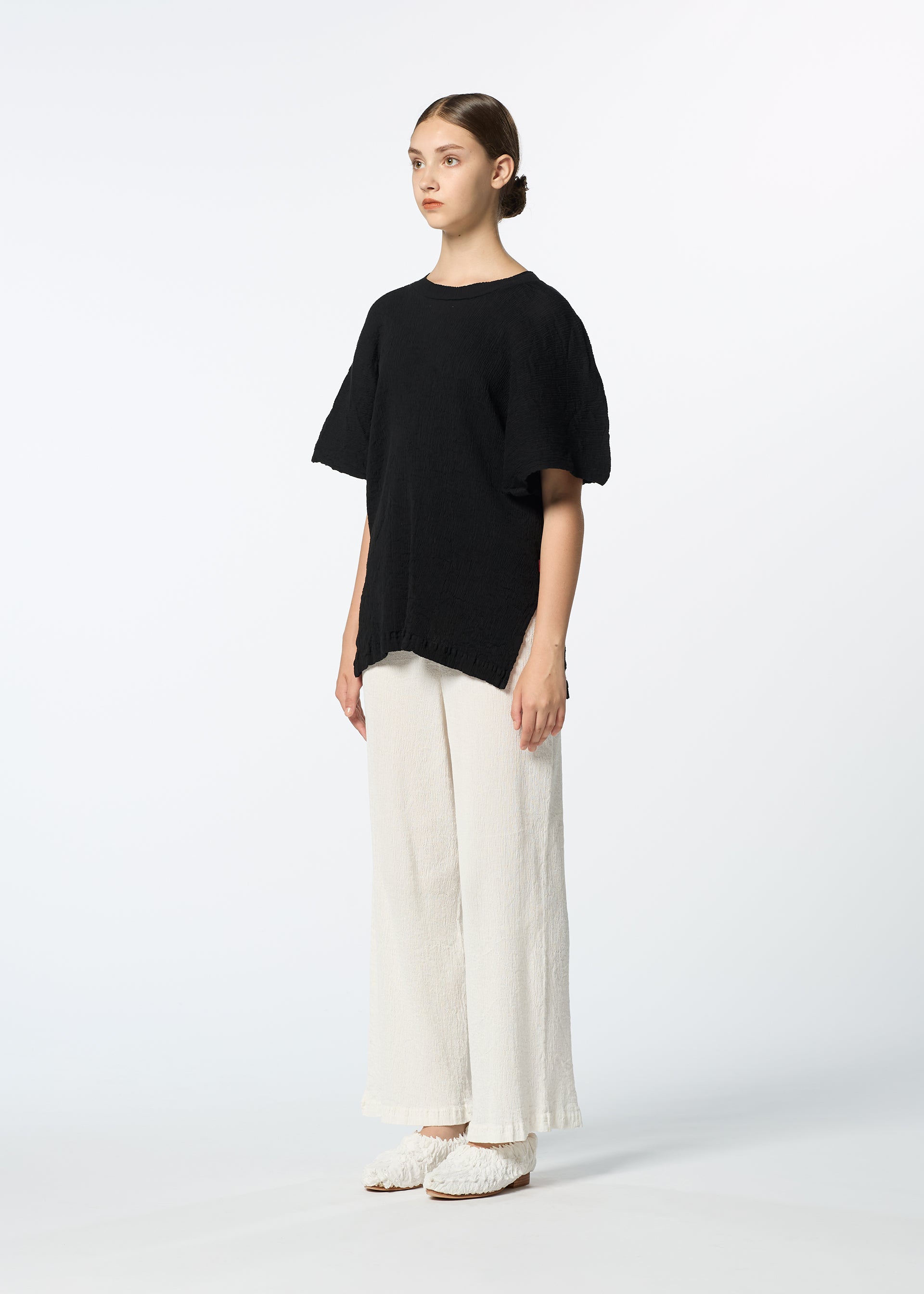 KYO CHIJIMI BASIC、ウィメンズ_トップス_トップ、着用画像2