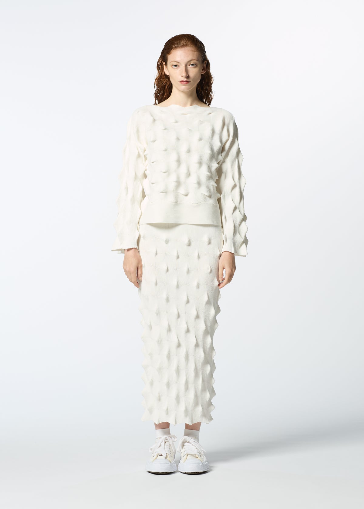 ZIG ZAG KNIT、ウィメンズ_スカート、着用画像1