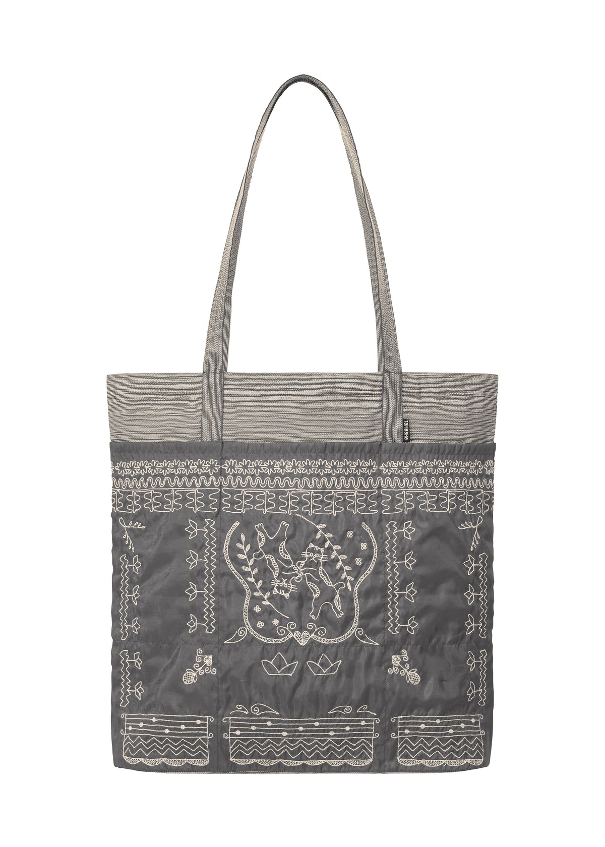 POCKET TOTE、バッグ&財布_トートバッグ、グレー
