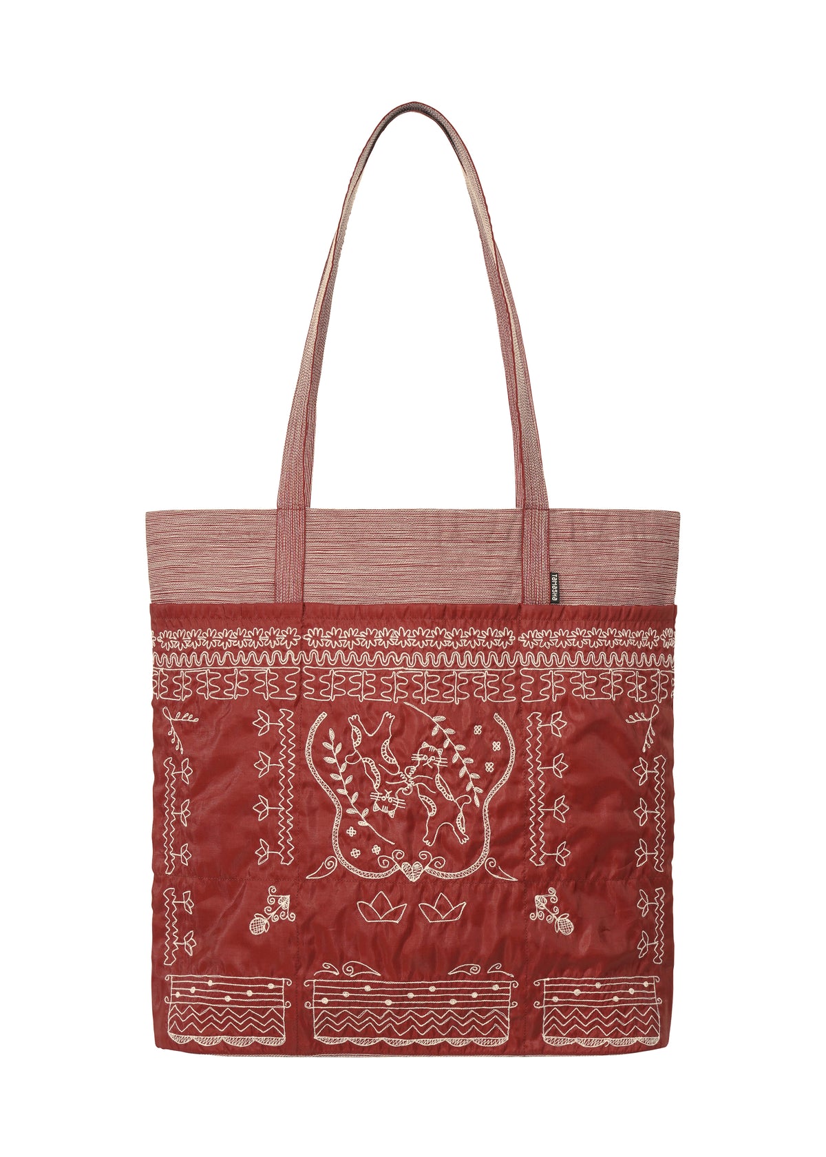 POCKET TOTE、バッグ&財布_トートバッグ、レッド