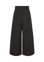 COTTON STRETCH BOTTOM、ウィメンズ_パンツ、ブラック