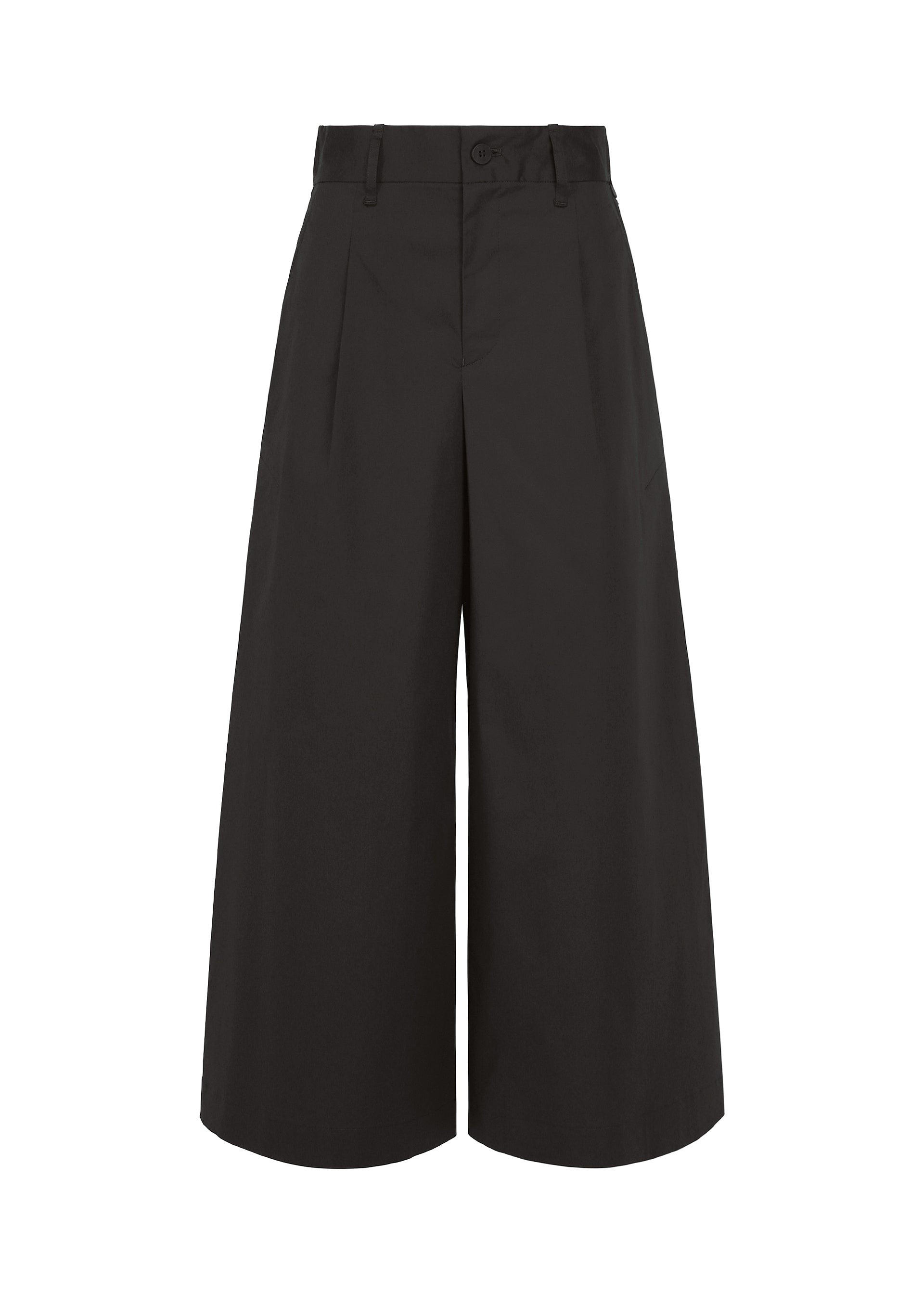COTTON STRETCH BOTTOM、ウィメンズ_パンツ、ブラック