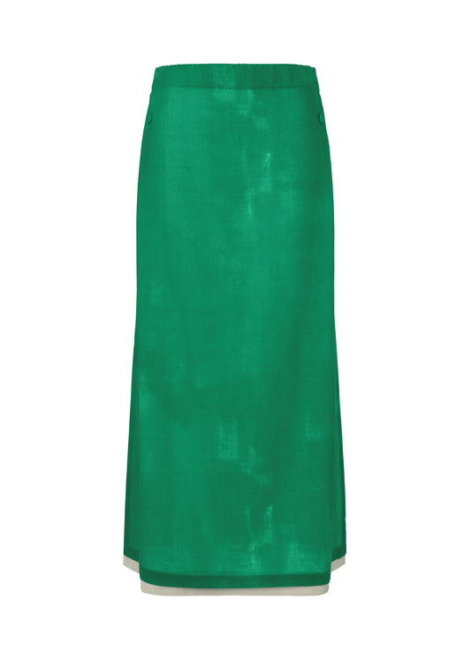 WALL WHITE HEM、ウィメンズ_スカート、グリーン