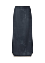 WALL WHITE HEM、ウィメンズ_スカート、ネイビー