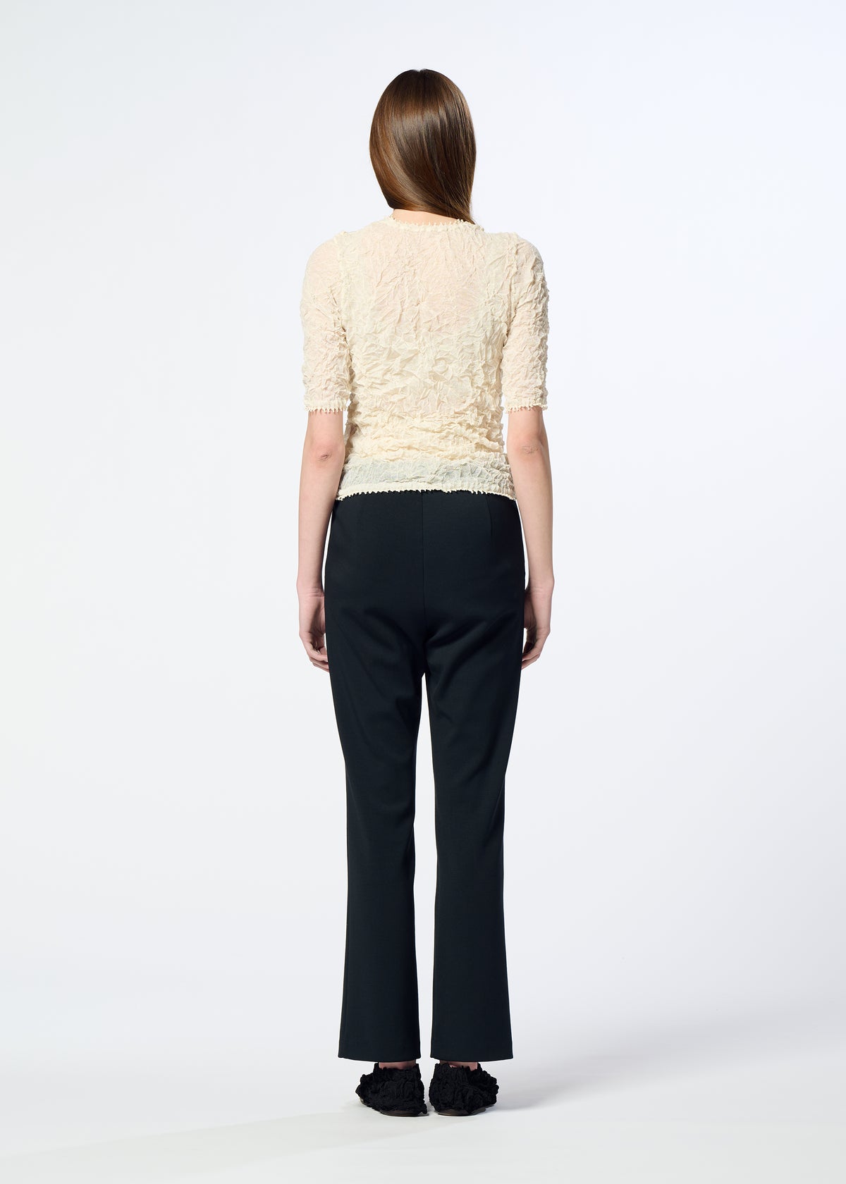 KUMO SHIBORI KNIT SHEER、ウィメンズ_トップス_トップ、着用画像3