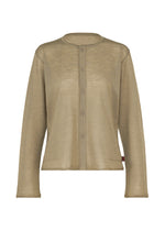 AIRY POCKET LAYERS、ウィメンズ_トップス_カーディガン、ブラウン
