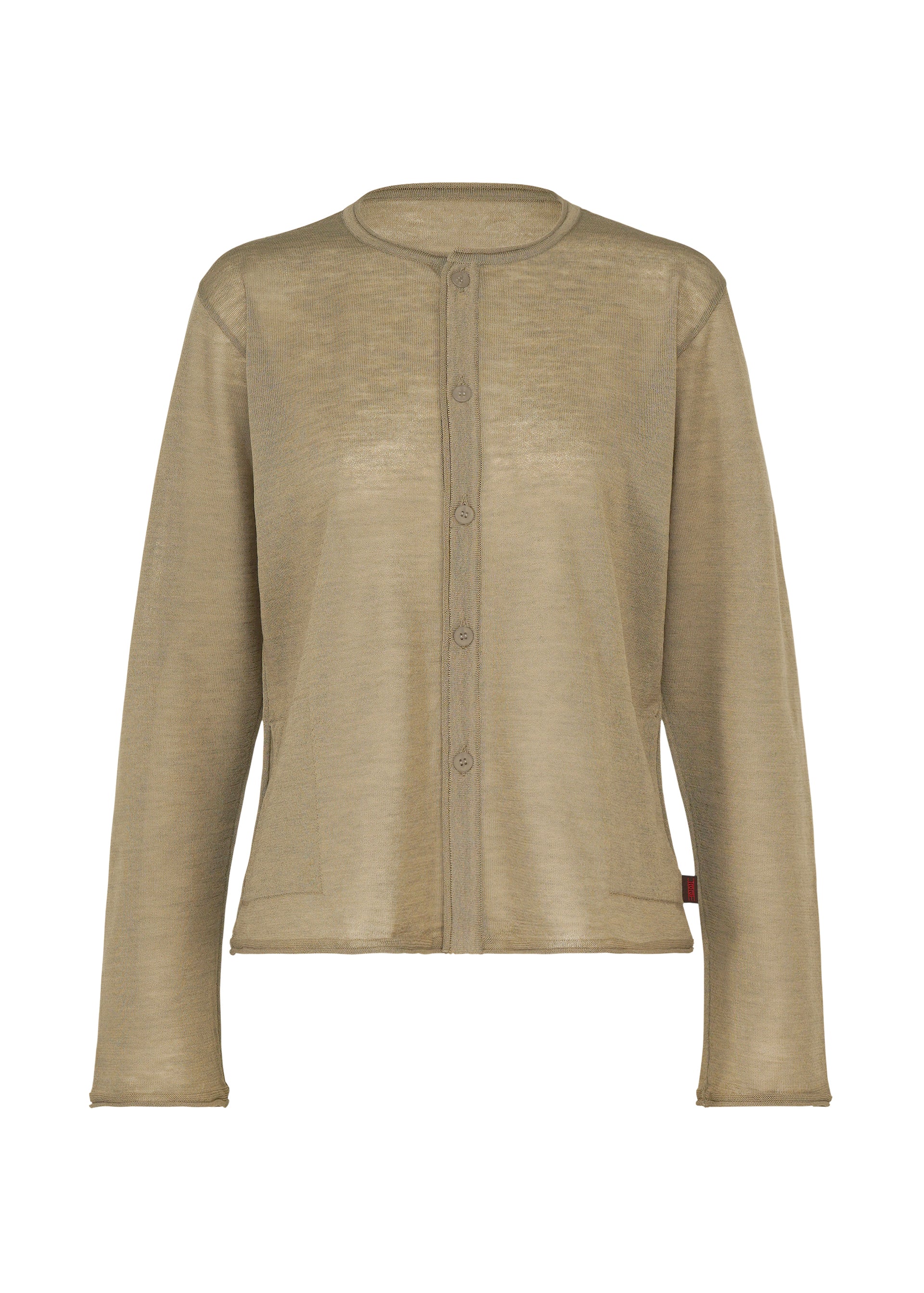 AIRY POCKET LAYERS、ウィメンズ_トップス_カーディガン、ブラウン