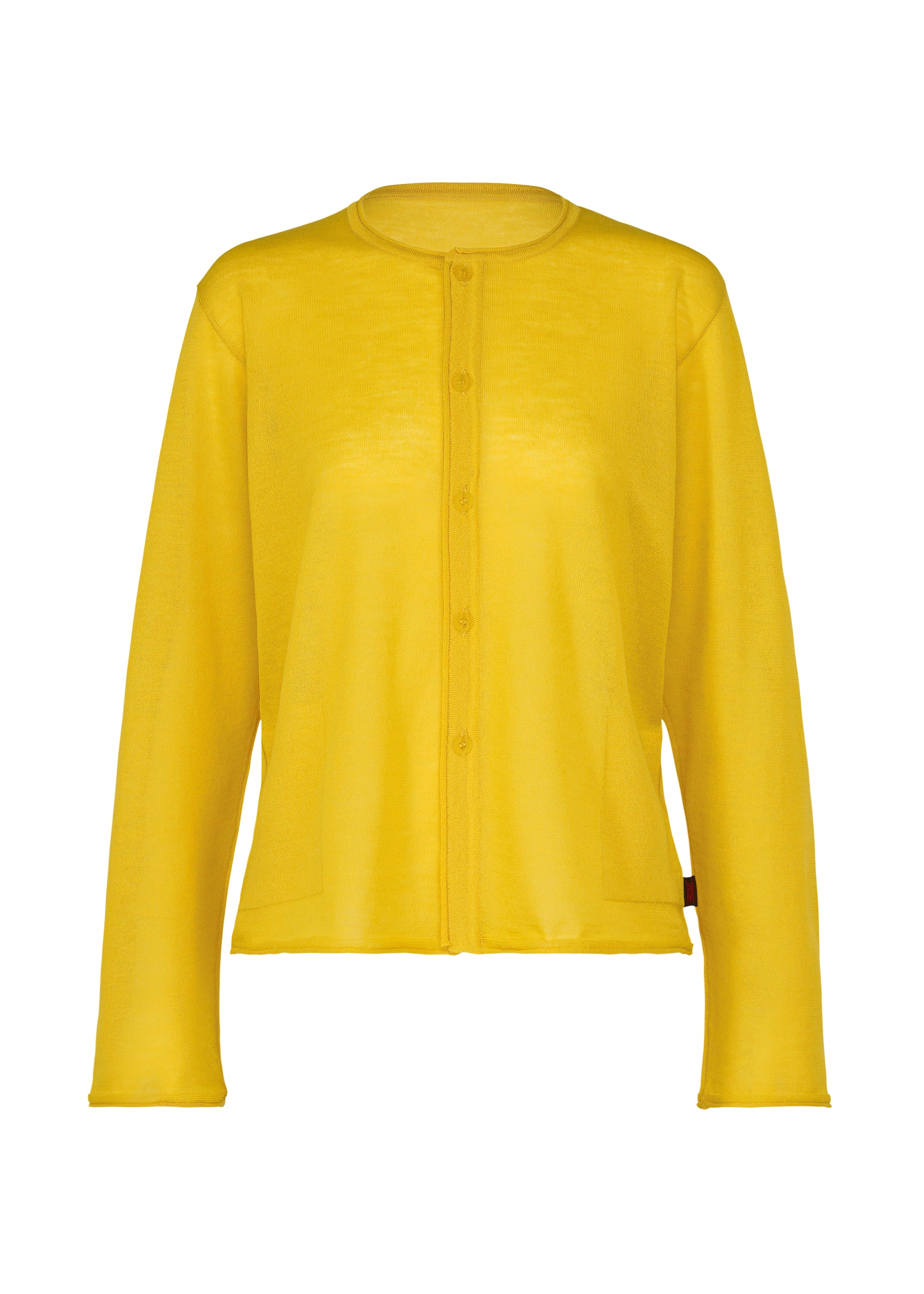 AIRY POCKET LAYERS、ウィメンズ_トップス_カーディガン、イエロー