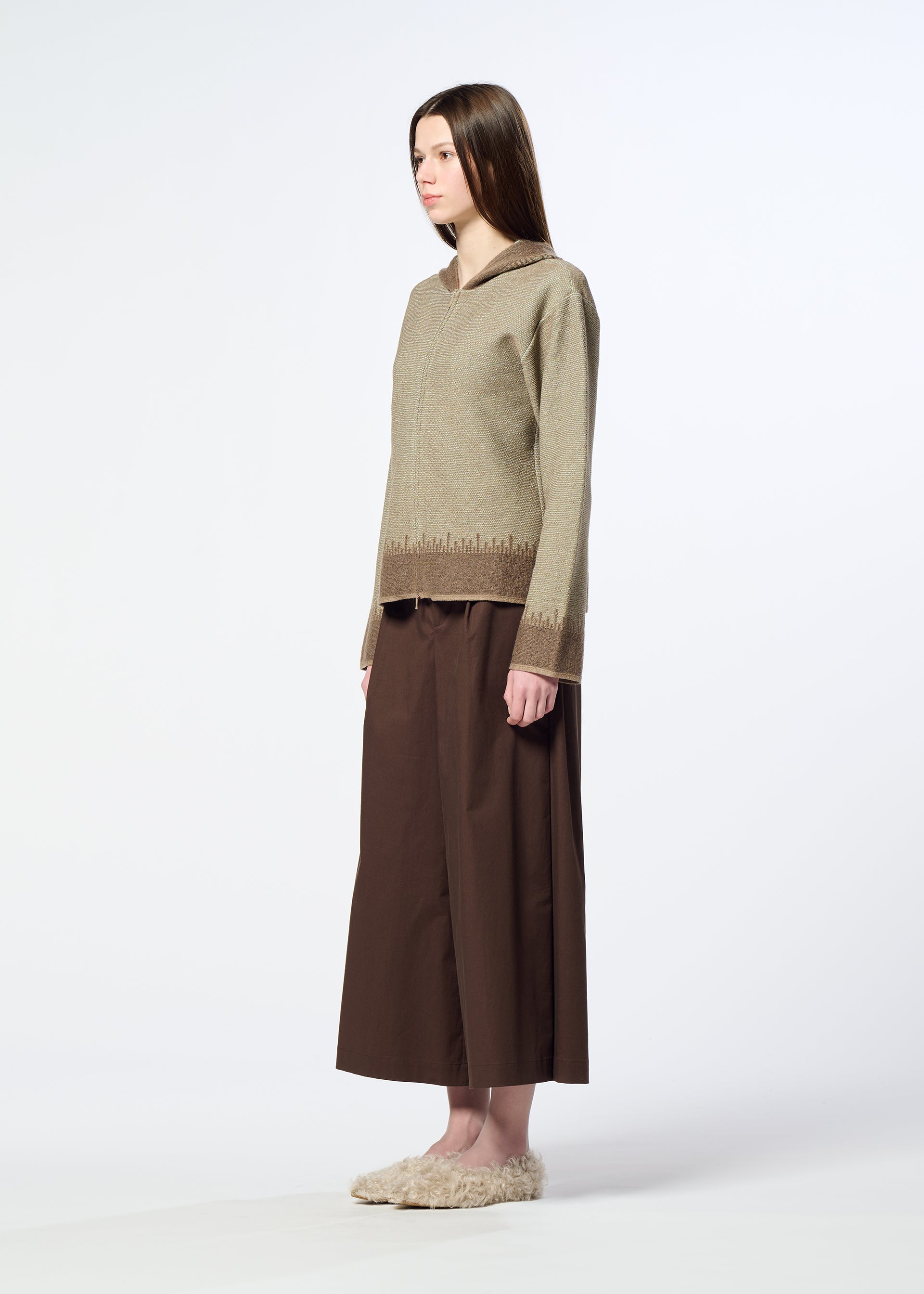 JAGGED HEM、ウィメンズ_トップス_カーディガン、着用画像2