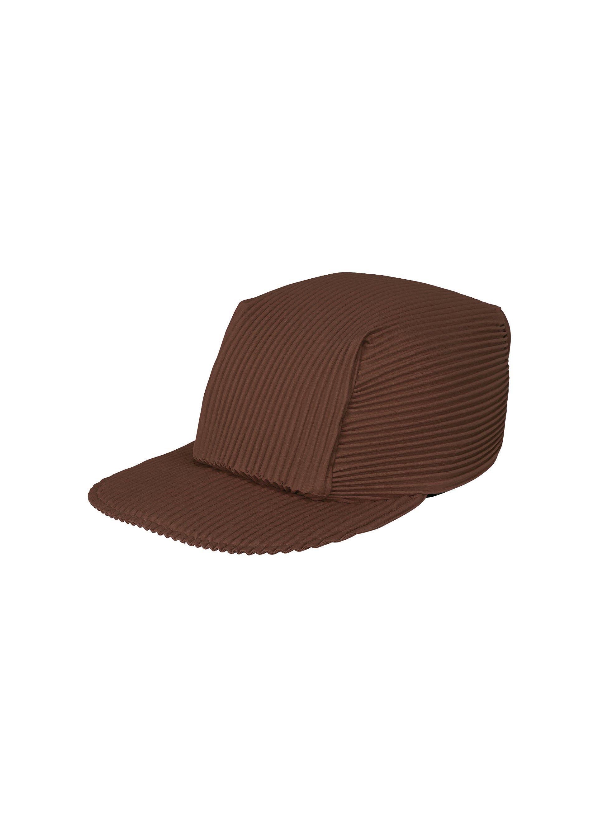PLEATS CAP、アクセサリー&その他_帽子、ブラウン