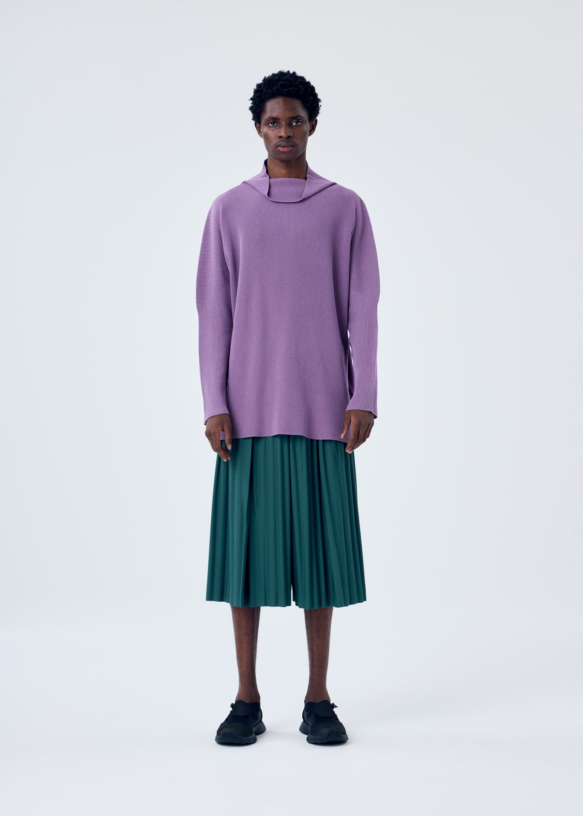 BASIC KNIT、メンズ_ニット、着用画像1