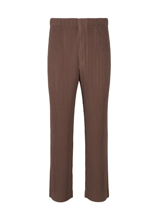 COLOR PLEATS、メンズ_パンツ、ブラウン