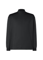 Black Turtleneck Top、メンズ_トップス_トップ、ブラック