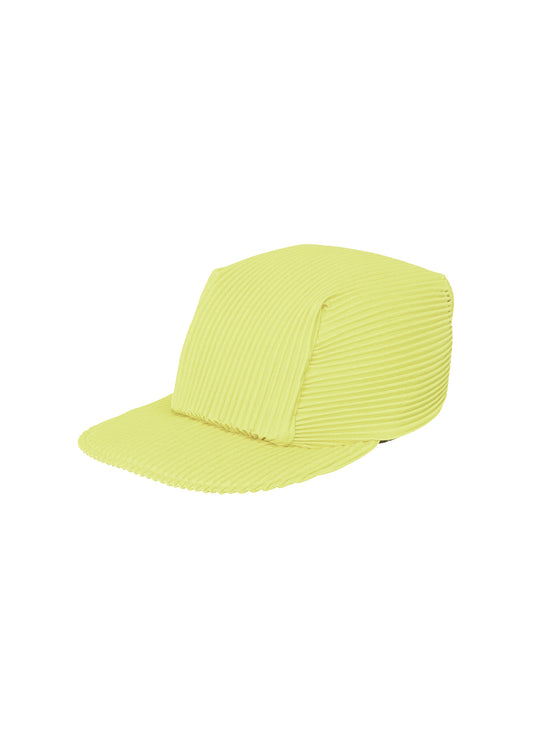 PLEATS CAP、アクセサリー&その他_帽子、イエロー