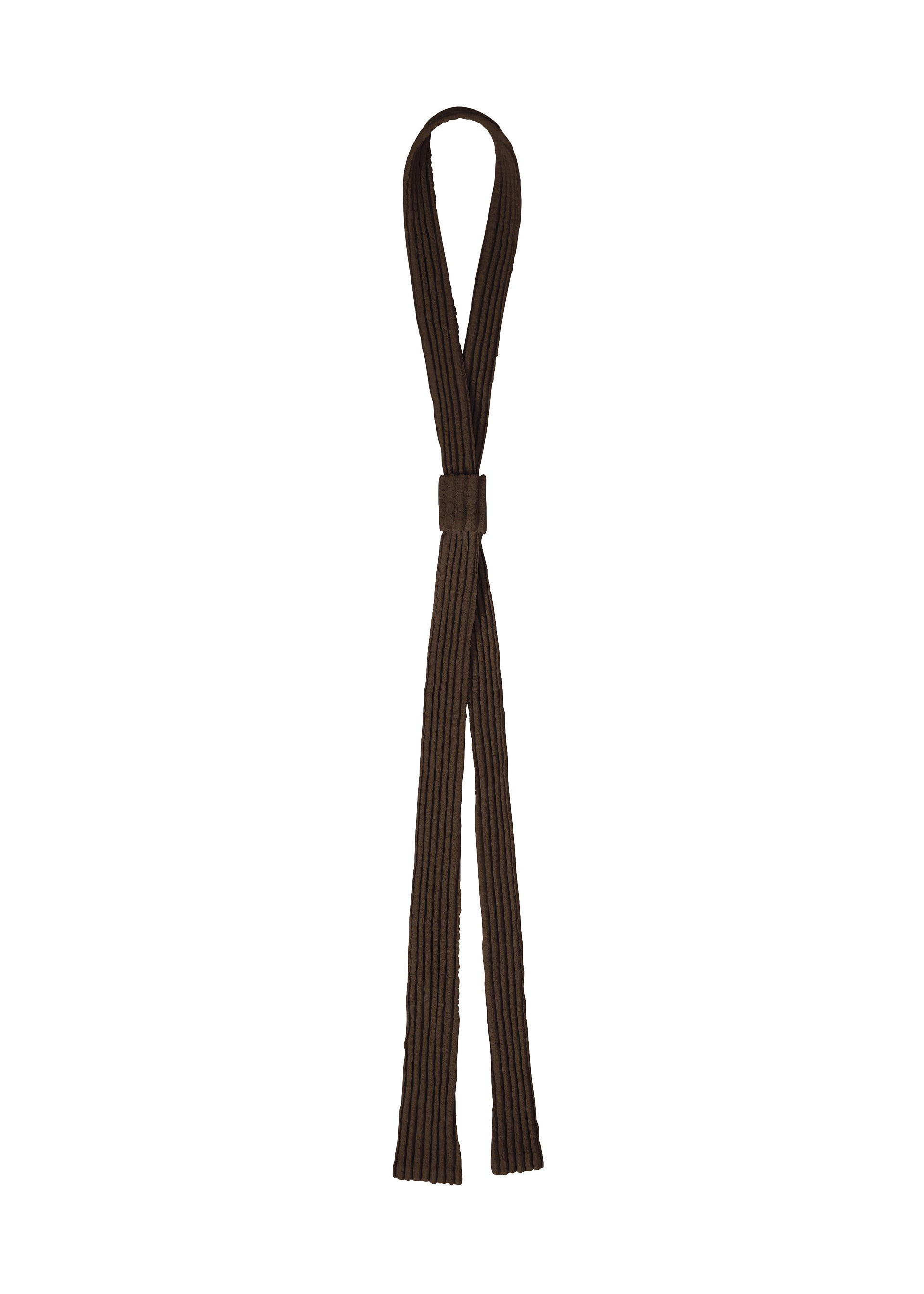 PLEATED SEERSUCKER TIE、アクセサリー&その他_その他、ブラウン