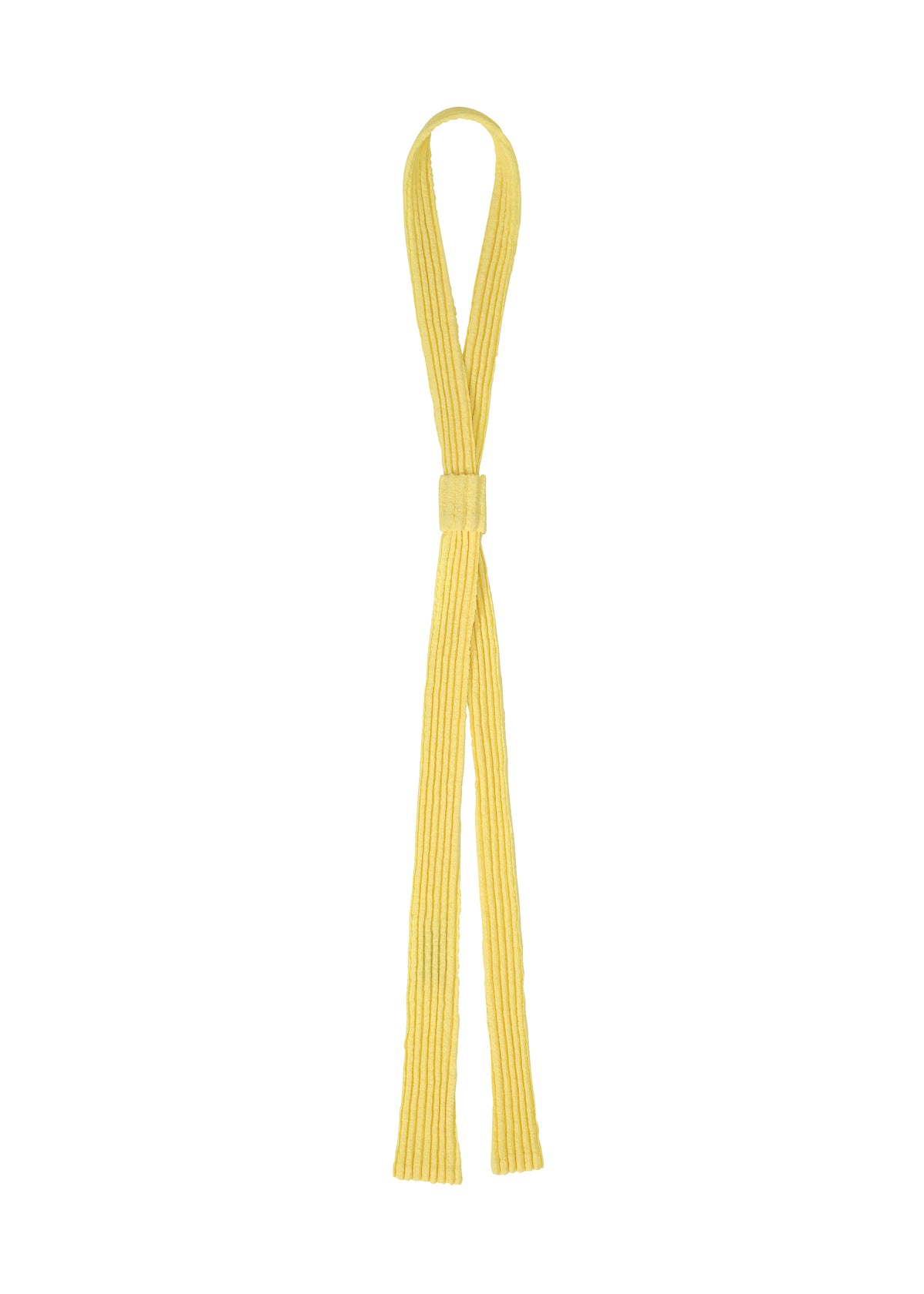 PLEATED SEERSUCKER TIE、アクセサリー&その他_その他、イエロー