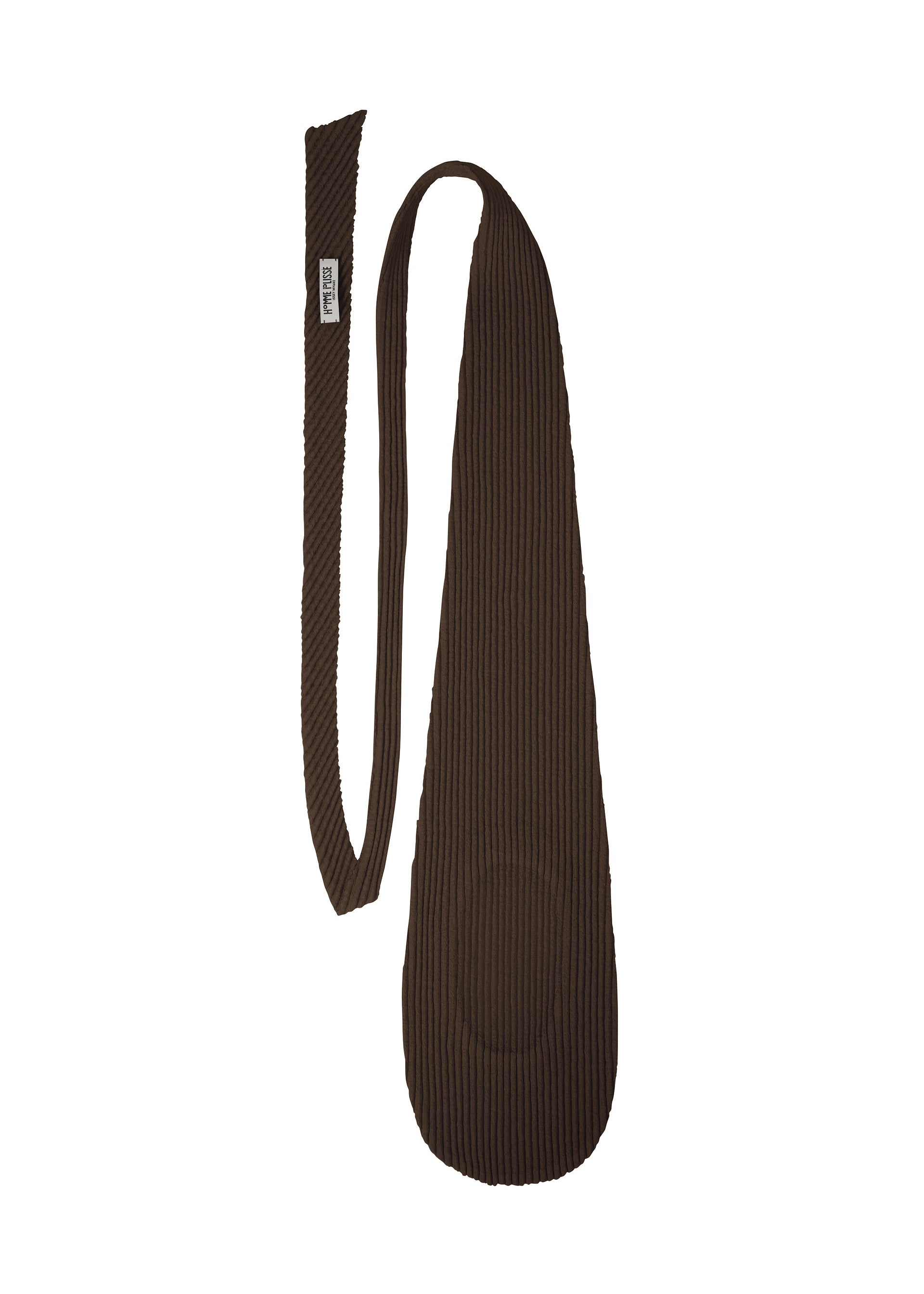 PLEATED SEERSUCKER TIE、アクセサリー&その他_その他、ブラウン