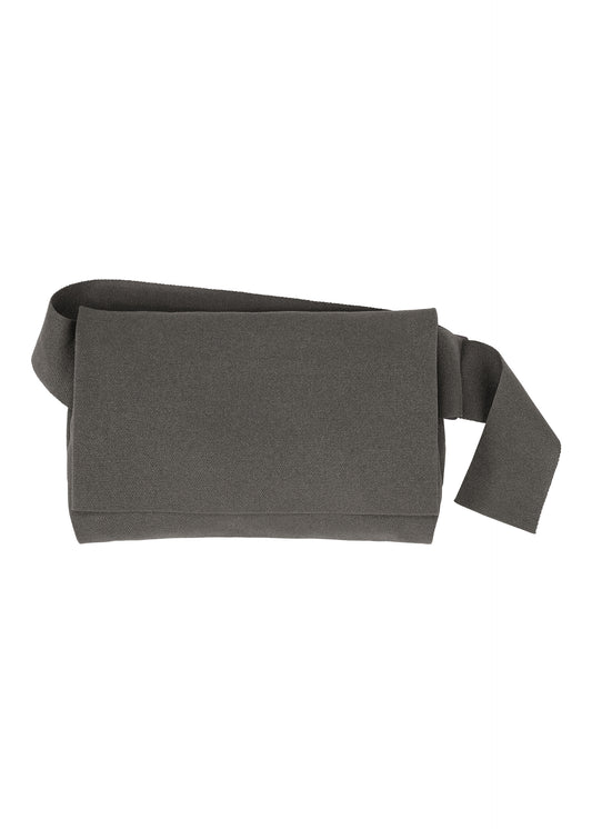 WASHI FLAP BAG、メンズ_ニット、グレー