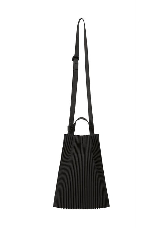 DRAWSTRING PLEATS BAG、バッグ&財布_ショルダーバッグ、ブラック