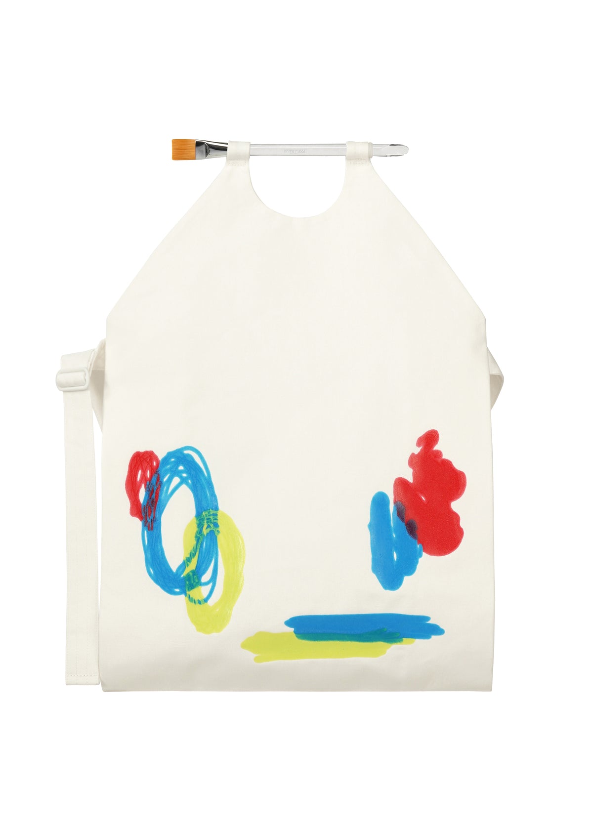 DOODLE CANVAS SATCHEL、バッグ&財布_ショルダーバッグ、ホワイト