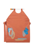 DOODLE CANVAS SATCHEL、バッグ&財布_ショルダーバッグ、オレンジ