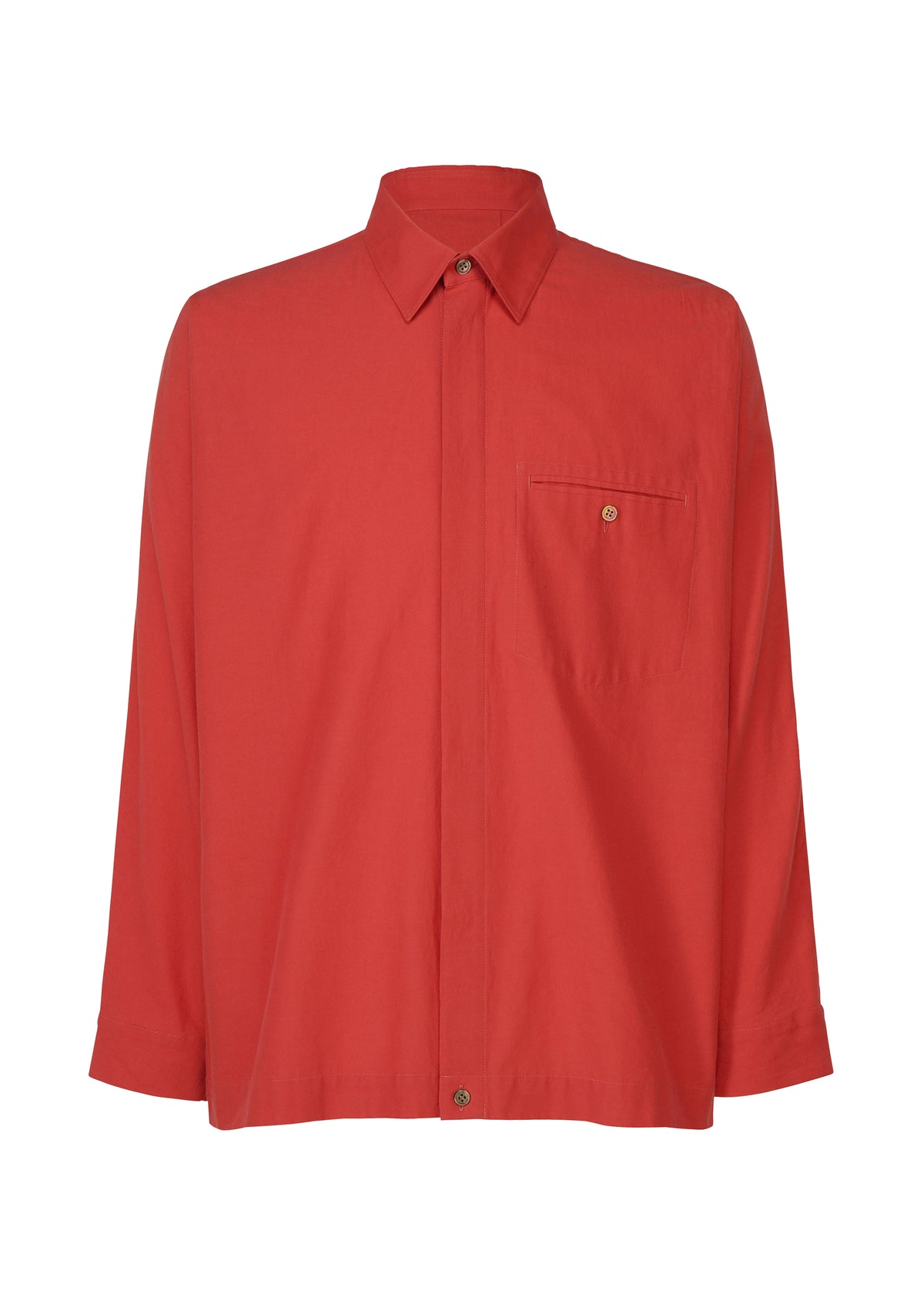 STREAMLINE SHIRT、メンズ_トップス_シャツ、レッド