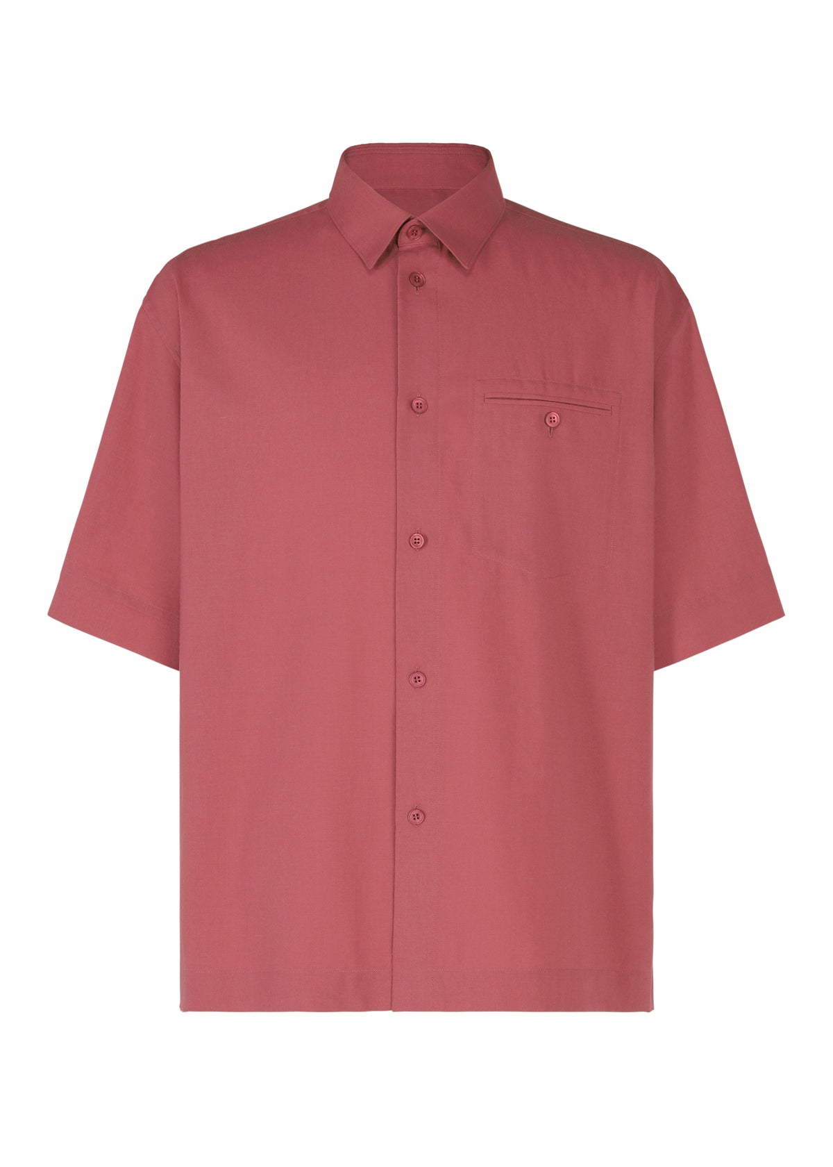 PL RAMIE SHIRT、メンズ_トップス_シャツ、レッド