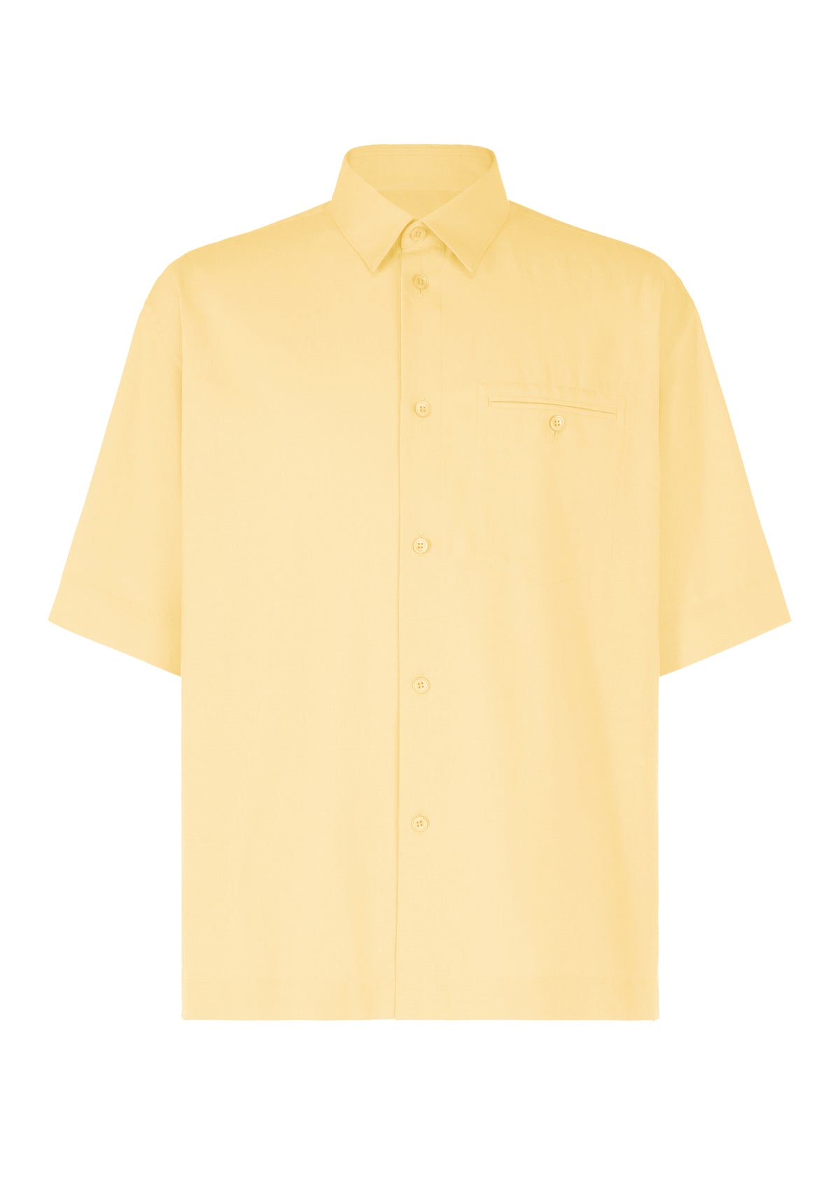 PL RAMIE SHIRT、メンズ_トップス_シャツ、イエロー