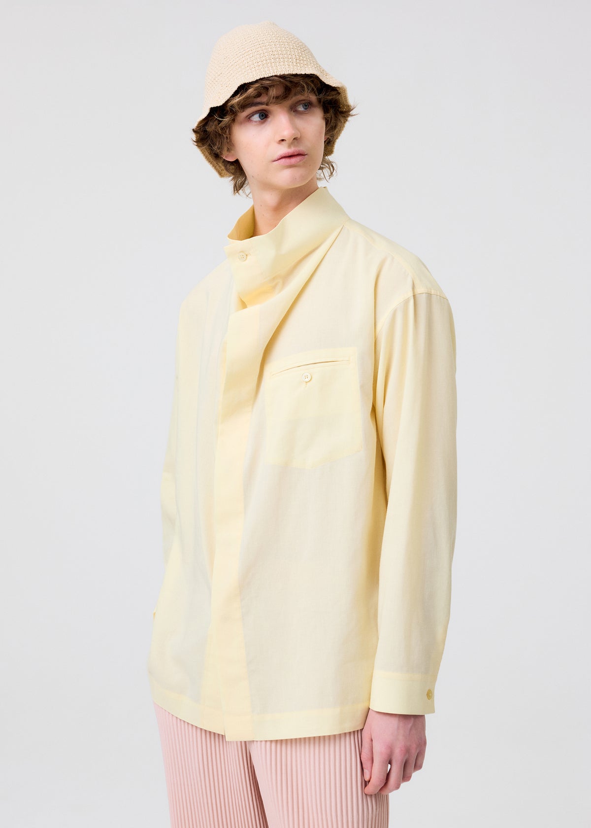 PL RAMIE SHIRT、メンズ_トップス_シャツ、着用画像4