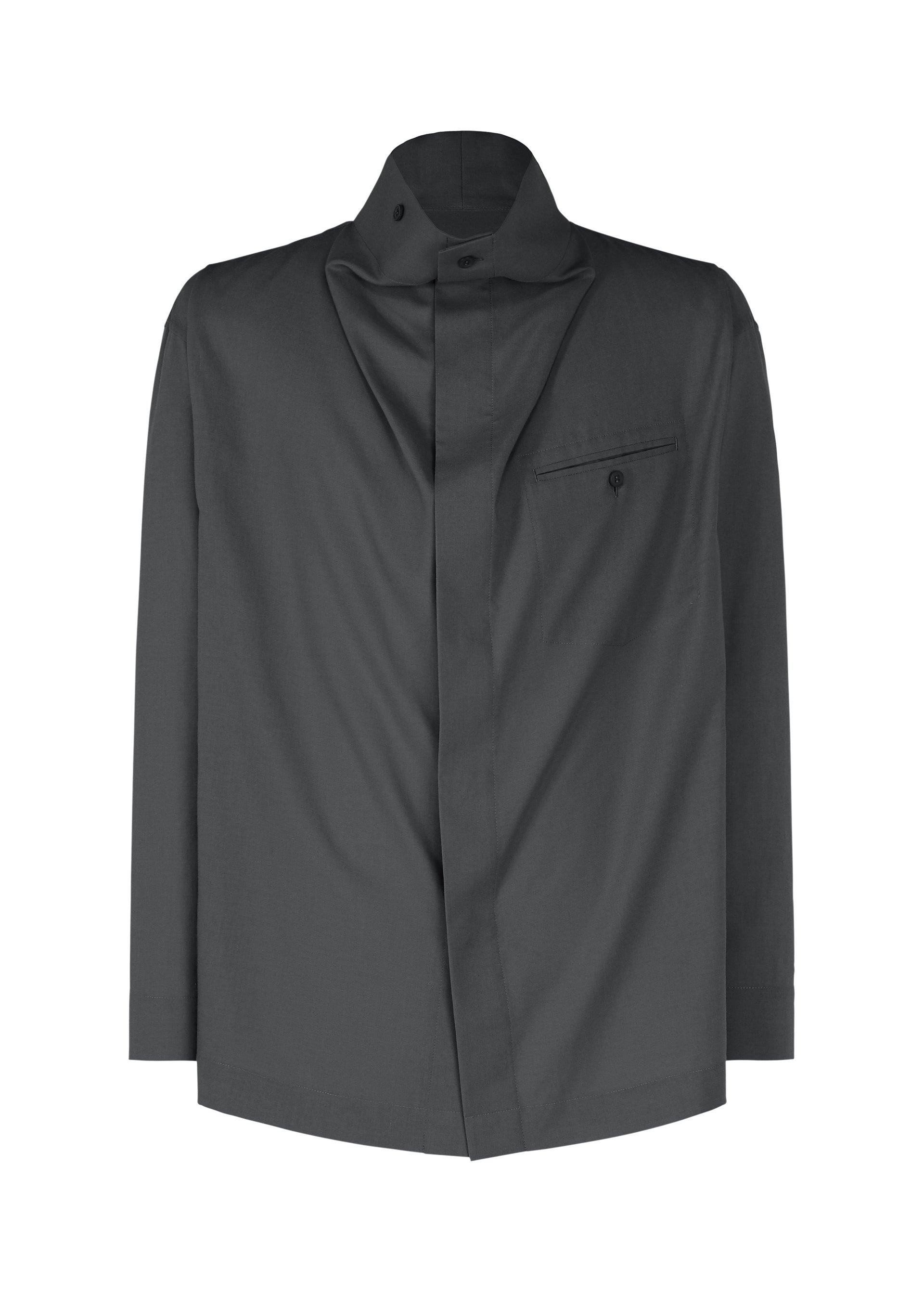 PL RAMIE SHIRT、メンズ_トップス_シャツ、グレー