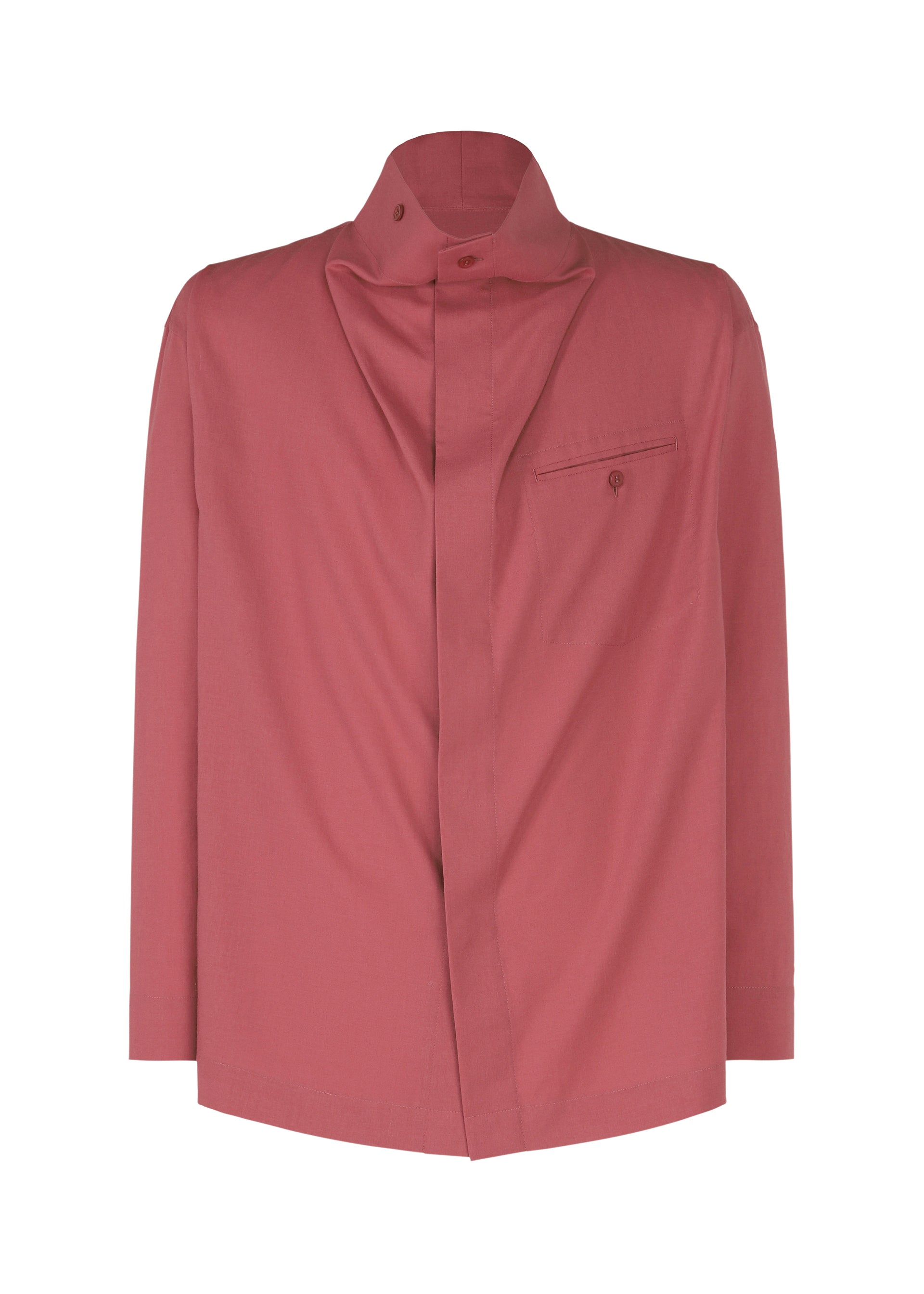 PL RAMIE SHIRT、メンズ_トップス_シャツ、レッド