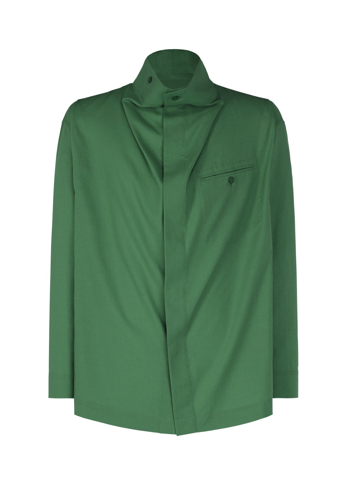 PL RAMIE SHIRT、メンズ_トップス_シャツ、グリーン