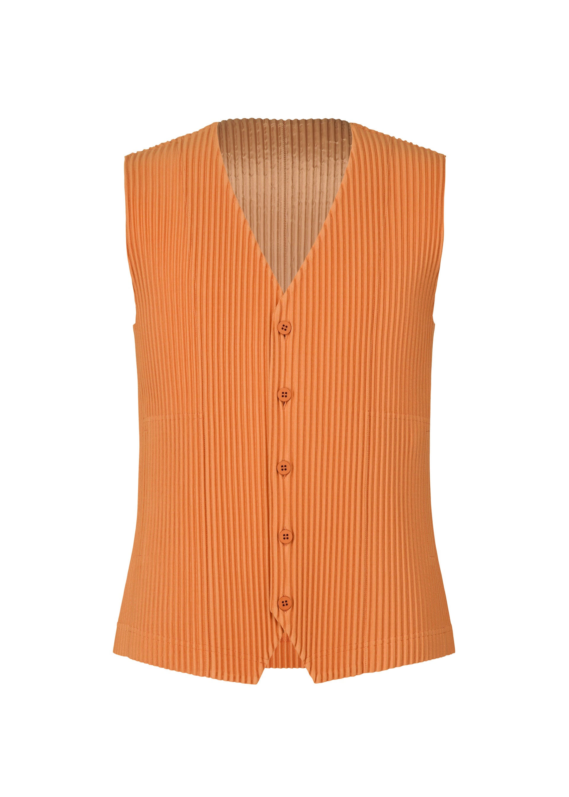 TAILORED PLEATS 2、メンズ_トップス_ベスト、ブラウン