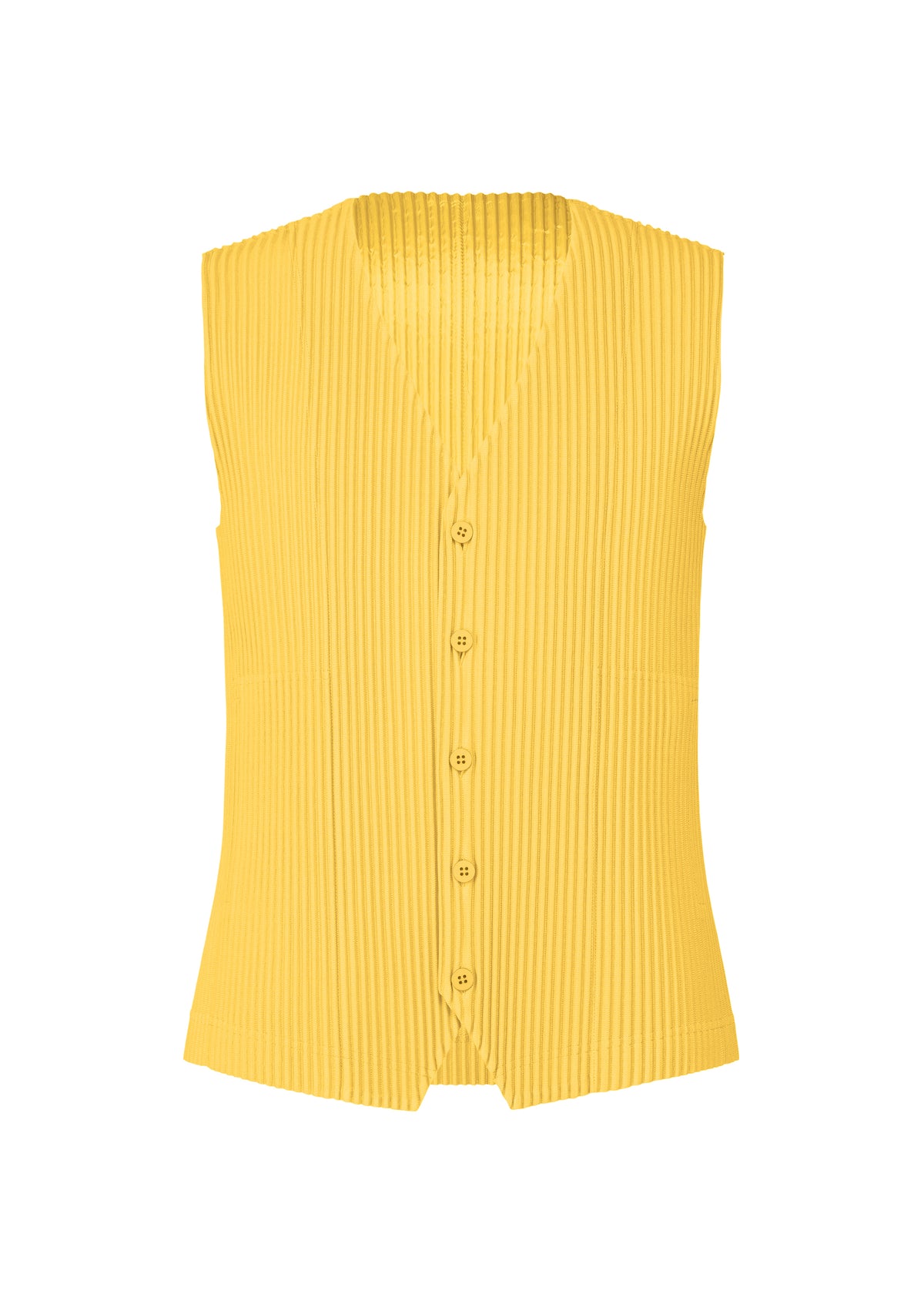 TAILORED PLEATS 2、メンズ_トップス_ベスト、イエロー
