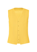 TAILORED PLEATS 2、メンズ_トップス_ベスト、イエロー