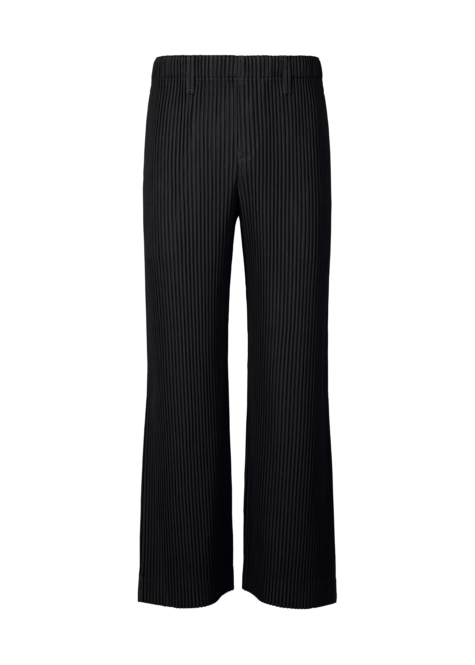TAILORED PLEATS 1、メンズ_パンツ、ブラック