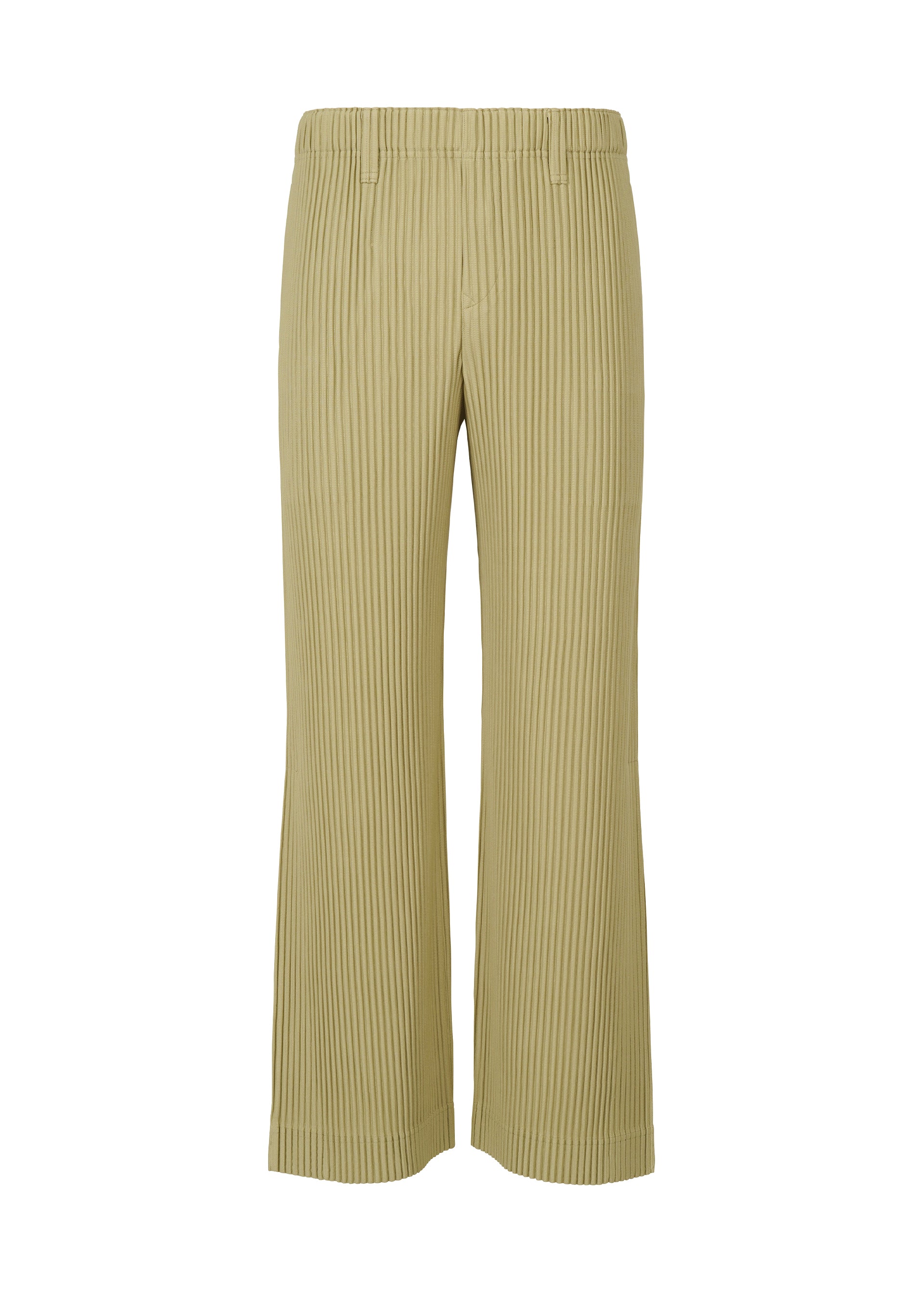 TAILORED PLEATS 1、メンズ_パンツ、カーキ